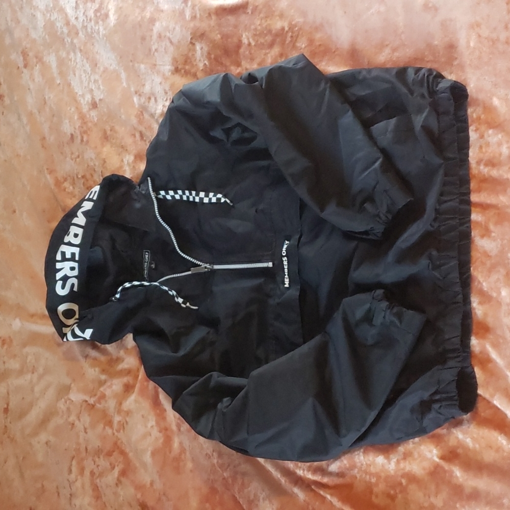 Black Member's Only Jacket